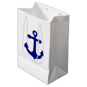 Marineschiff Anker Schifffahrt  Mittlere Geschenktüte (Vorderseite Schrägansicht)