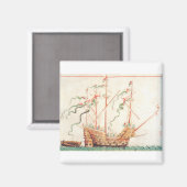 Marineschiff Magnet (Vorderseite/Rückseite)