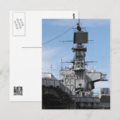 Marineschiff Postkarte (Vorne/Hinten)