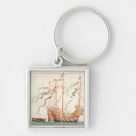 Marineschiff Schlüsselanhänger (Vorne)