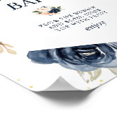 Marineschild und Brautparty Mimosa Bar Poster (Ecke)