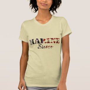 Marineschwester-amerikanische Flagge T-Shirt