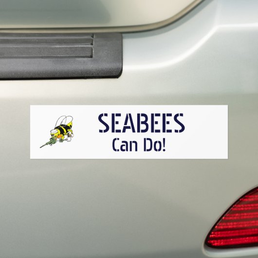 MarineSeabees können tun! Autoaufkleber (Auf Auto)