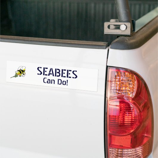 MarineSeabees können tun! Autoaufkleber (Auf Lkw)
