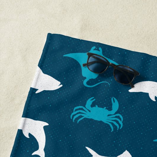 Marineseegeschöpf Strandtuch (Beispiel)