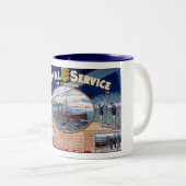 Marineservice von Kanada Zweifarbige Tasse (VorderseiteRechts)