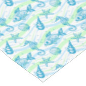 Marineskizze-Muster Tischdecke (Schrägansicht)