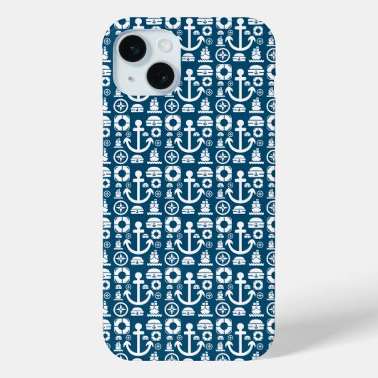 Marinesoldat Element Meer Muster Case-Mate iPhone Hülle (Rückseite)