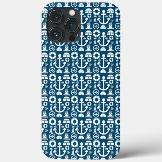 Marinesoldat Element Meer Muster Case-Mate iPhone Hülle (Rückseite)