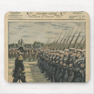 Marinesoldaten auf Parade am Bericht vom 14. Mousepad