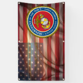 Marinesoldaten Banner (Vertikal)