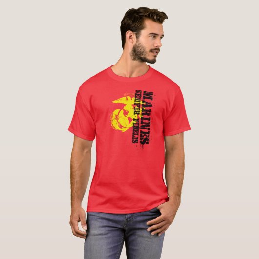 MARINESOLDATEN SEMPER FIDELIS T-Shirt (Vorne ganz)