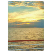 Marinesonnenaufgang Klemmbrett (Rückseite)