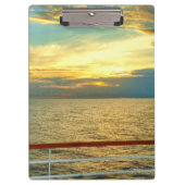 Marinesonnenaufgang Klemmbrett (Vorderseite)