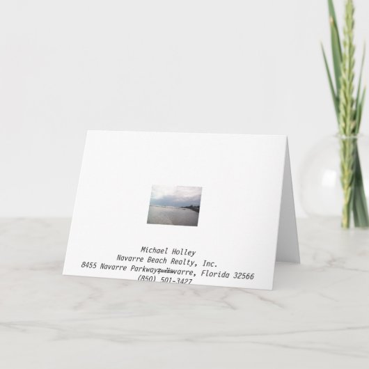 Marinestrand Karte (Rückseite)