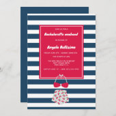 Marinestrasse Beach Bachelorette Wochenende (Vorne/Hinten)