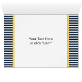 Marinestreifen, Leuchtturm, nautische Tischnummer (Innenansicht Horizontal (Unten))