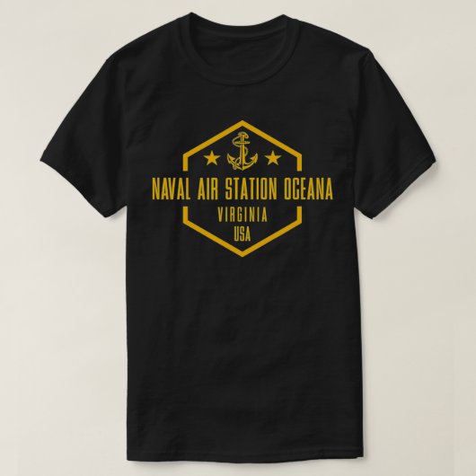Marinestützpunkt Oceana T-Shirt (Design vorne)