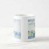 Marineszenen-Boote nähern sich Venedig Kaffeetasse (Mittel)