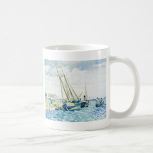 Marineszenen-Boote nähern sich Venedig Kaffeetasse