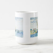 Marineszenen-Boote nähern sich Venedig Kaffeetasse (Mittel)