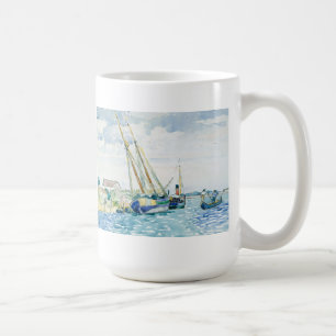 Marineszenen-Boote nähern sich Venedig Kaffeetasse