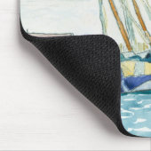 Marineszenen-Boote nähern sich Venedig Mousepad (Ecke)