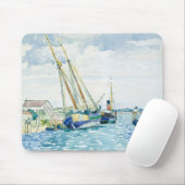 Marineszenen-Boote nähern sich Venedig Mousepad (Mit Mouse)