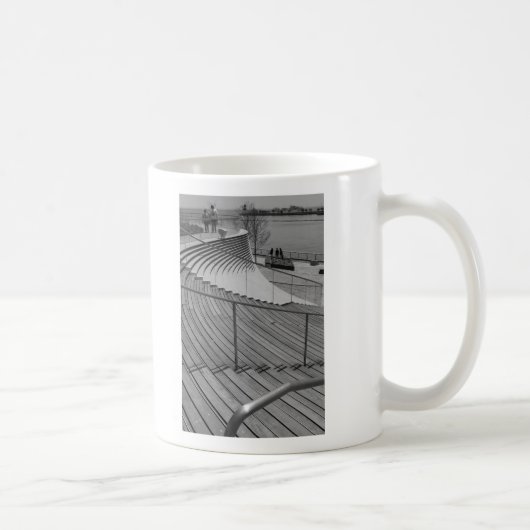 Marinetreppen Grayscale Kaffeetasse (Rechts)