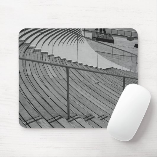 Marinetreppen Grayscale Mousepad (Mit Mouse)