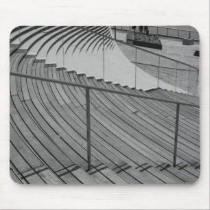 Marinetreppen Grayscale Mousepad