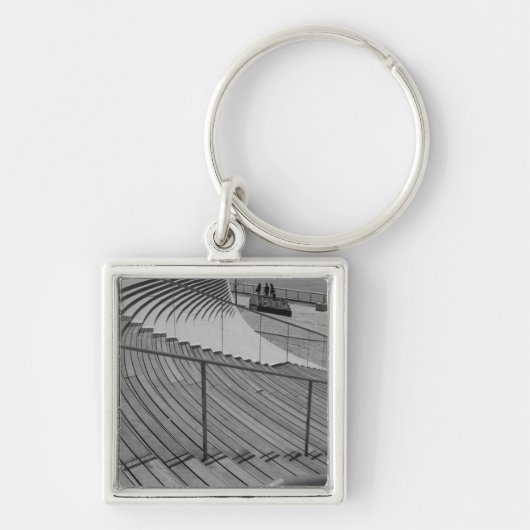 Marinetreppen Grayscale Schlüsselanhänger (Vorne)