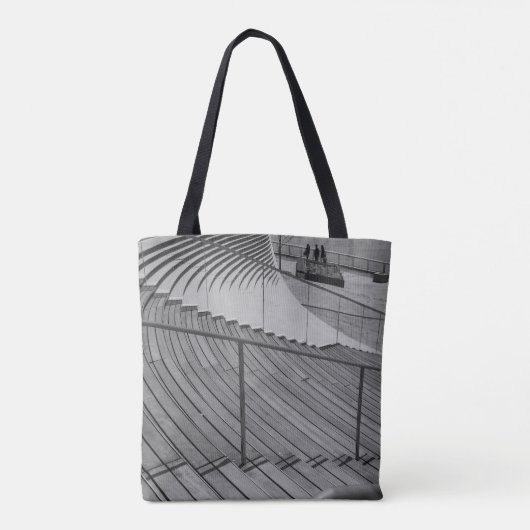 Marinetreppen Grayscale Tasche (Rückseite)