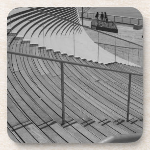 Marinetreppen Grayscale Untersetzer