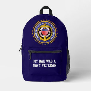 Marineveteran Bedruckter Rucksack