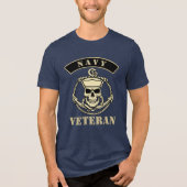 Marineveteran Tri-Blend Shirt (Vorderseite)