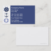 MarineVisitenkarte Visitenkarte (Vorne/Hinten)