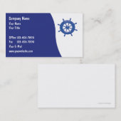 MarineVisitenkarten Visitenkarte (Vorne/Hinten)