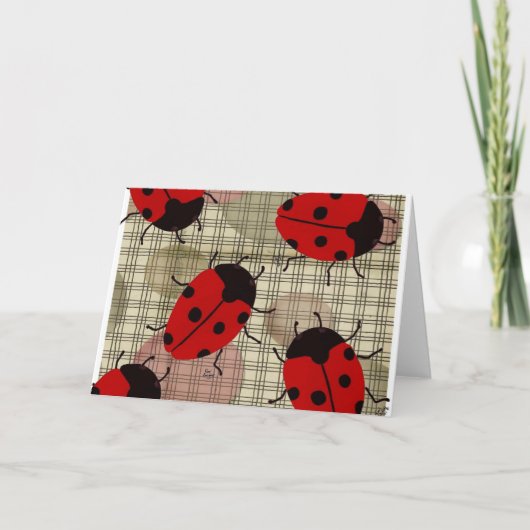 MARINKÄFER FEIERTAGSKARTE (Vorderseite)