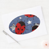 MARINKÄFER OVALER AUFKLEBER (Umschlag)