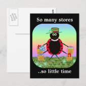 Marinkäfer Postkarte (Vorne/Hinten)
