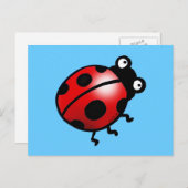 Marinkäfer Postkarte (Vorne/Hinten)