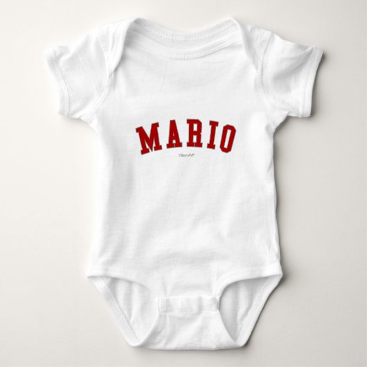 Mario Baby Strampler (Vorderseite)