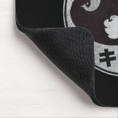 Mario Bullet Bill Distressed Kanji Logo Mousepad (Ecke)