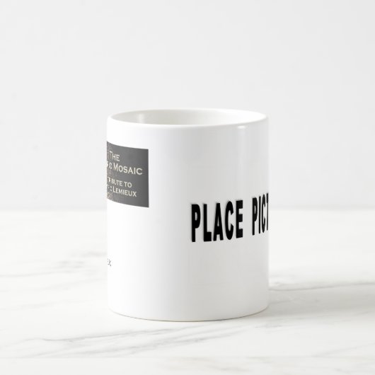 Mario-Mosaik-Tasse mit einzelnem Foto Kaffeetasse (Mittel)