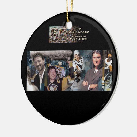 Mario-Mosaik-Verzierung mit einzelnem Foto Keramikornament (Links)