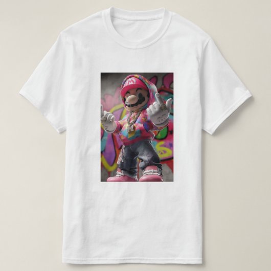 MARIO OBEN T-Shirt (Design vorne)
