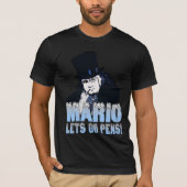 Mario Penguin Hockey T - Shirt (Vorderseite)