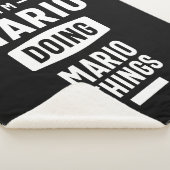 Mario Personalisiert Name Birthday Gift Sherpadecke (3/4)