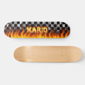 Mario-Skateboardfeuer und Flammenentwurf Skateboard (Horizontal)